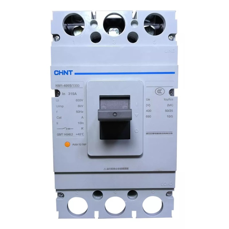 CIRCUIT BREAKER CHINT ELECTRIC NM1-400S/3300 315AMP 3P CIRCUIT BREAKER CHINT ELECTRIC NM1-400S/3300 315AMP 3P