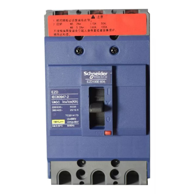 断路器 SCHNEIDER ELECTRIC EZD100E3060N 60AMP 3P