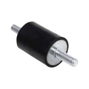 BASE SOPORTE ANTI VIBRACION  35x40x23 M8 BASE CON GOMA Y TORNILLO (rodillo)