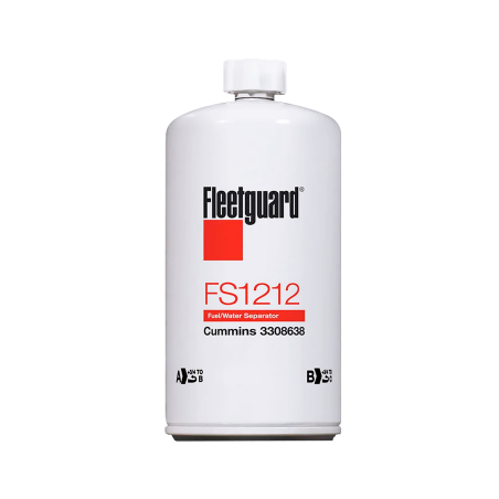 FILTRO SEPARADOR DE AGUA Y COMBUSTIBLE FS1212 FLEETGUARD