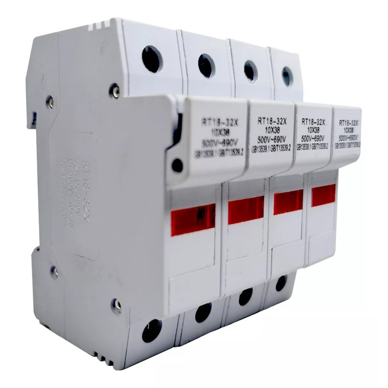 PORTA FUSIBLE RT18-32 10X38 32A 4POLOS 500/690V PORTA FUSIBLE RT18-32 10X38 32A 4POLOS 500/690V