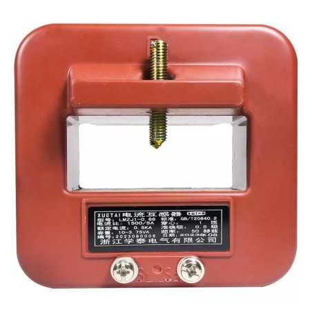 TRANSFORMADOR DE CORRIENTE BARRA FIJA LMZJ-0.66 1500\5 10VA