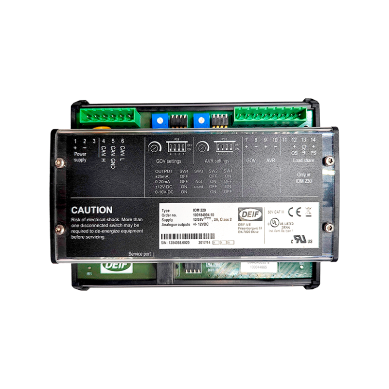 CONTROLADOR DEIF IOM 220/2445400358-100044665 CONTROLADOR DEIF IOM 220/2445400358-100044665