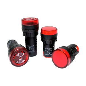 LED PILOT LIGHT RED/ALARM AD16-22D/S 12 VOL